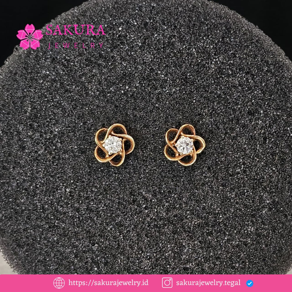 Diamond Earring Code D5Y3PH Berlian Natural