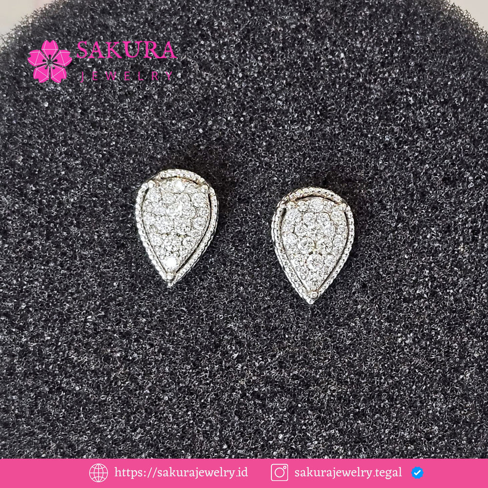 Diamond Earring Code D6W0UW Berlian Natural