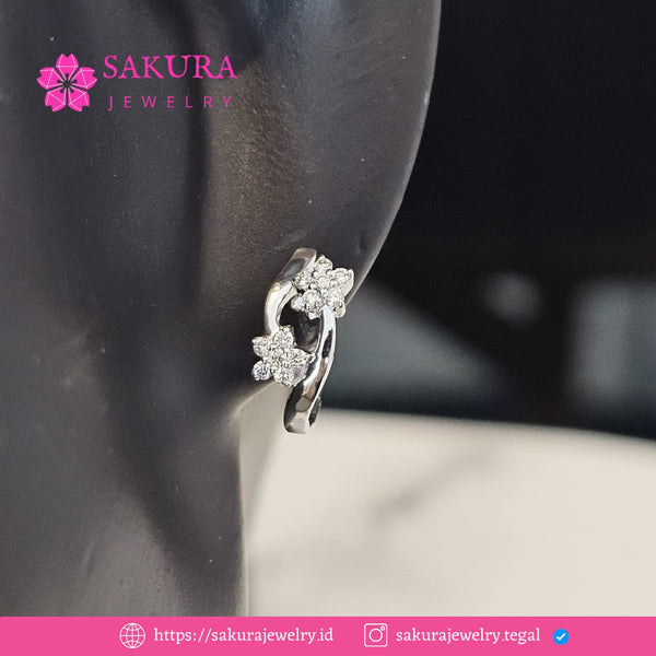 Diamond Earring Code D6WAF6 Berlian Natural