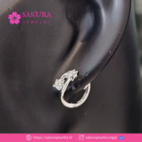 Diamond Earring Code D6WAF6 Berlian Natural