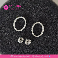 Diamond Earring Code D6WHC8 Berlian Natural