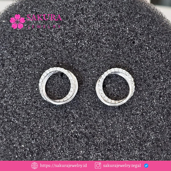 Diamond Earring Code D6WLMF Berlian Natural
