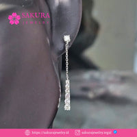 Diamond Earring Code D6WLRH Berlian Natural