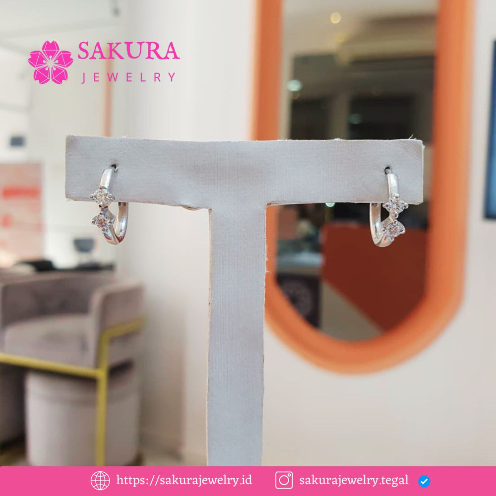 Diamond Earring Code D6WS62 Berlian Natural