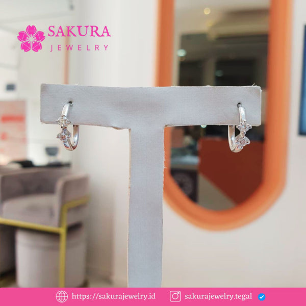 Diamond Earring Code D6WS62 Berlian Natural