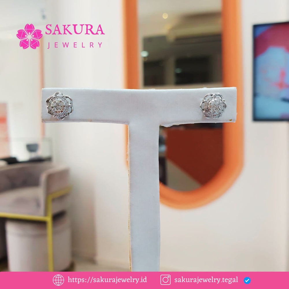 Diamond Earring Code D6WSCP Berlian Natural