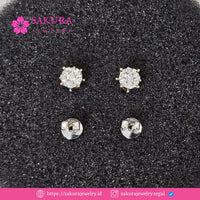 Diamond Earring Code D6WSDE Berlian Natural