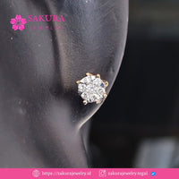 Diamond Earring Code D6WSDE Berlian Natural