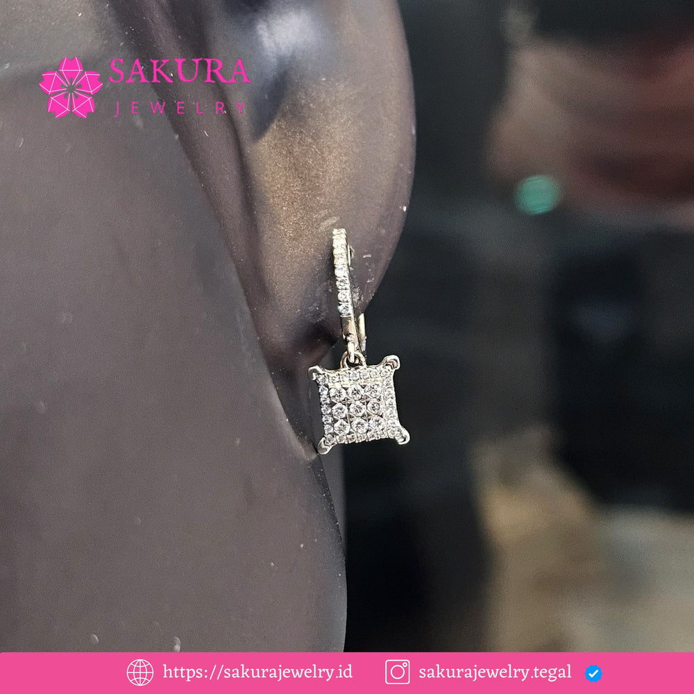 Diamond Earring Code D6WUVD Berlian Natural