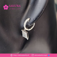 Diamond Earring Code D6WUVD Berlian Natural