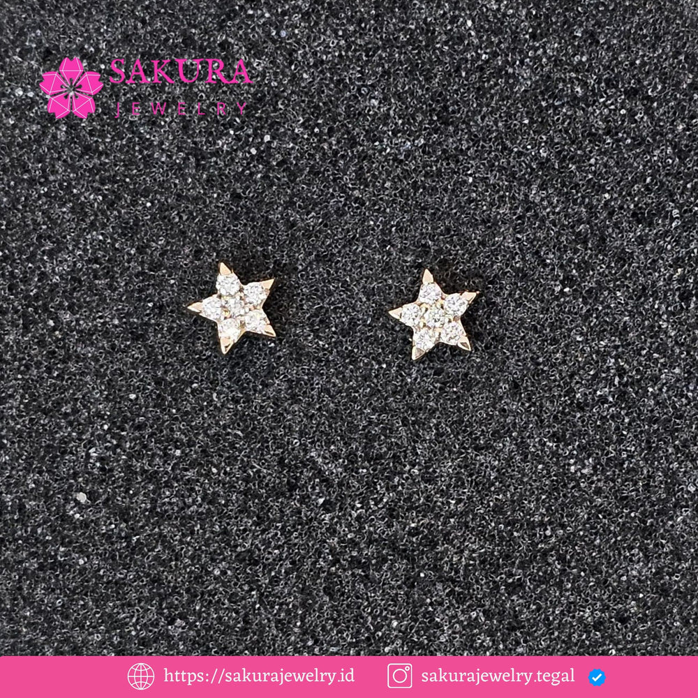 Diamond Earring Code D6WXTC Berlian Natural