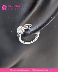 Diamond Earring Code D6X1SA Berlian Natural