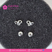 Diamond Earring Code D6X25E Berlian Natural