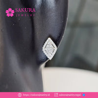 Diamond Earring Code D6X27M Berlian Natural