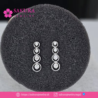 Diamond Earring Code D6X3JJ Berlian Natural