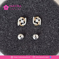 Diamond Earring Code D6X3NC Berlian Natural