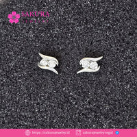 Diamond Earring Code D6X4SW Berlian Natural