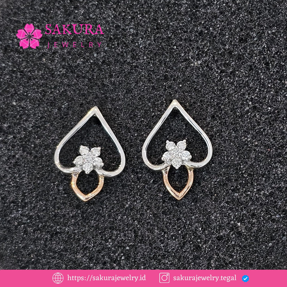 Diamond Earring Code D6X5LX Berlian Natural
