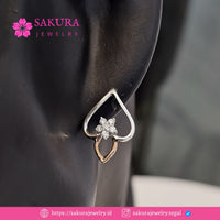 Diamond Earring Code D6X5LX Berlian Natural