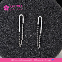 Diamond Earring Code D6X9CS Berlian Natural