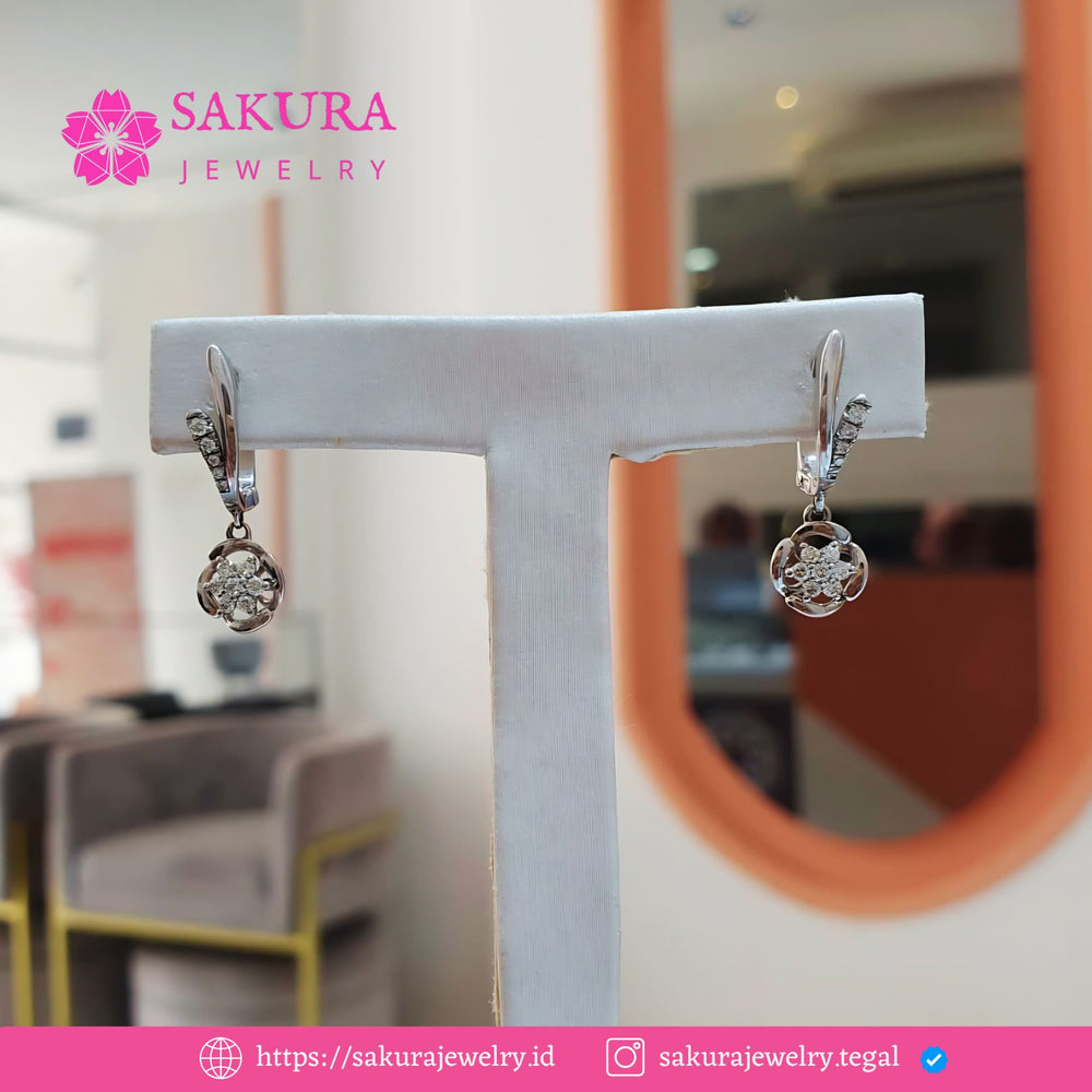 Diamond Earring Code D6X9DK Berlian Natural