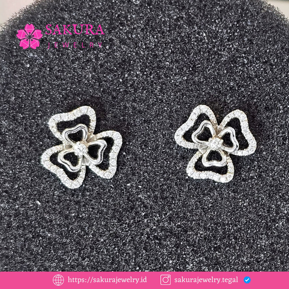 Diamond Earring Code D6XDFN Berlian Natural