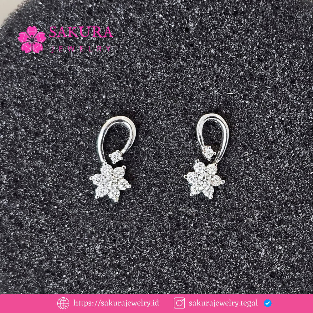 Diamond Earring Code D6XDPZ Berlian Natural
