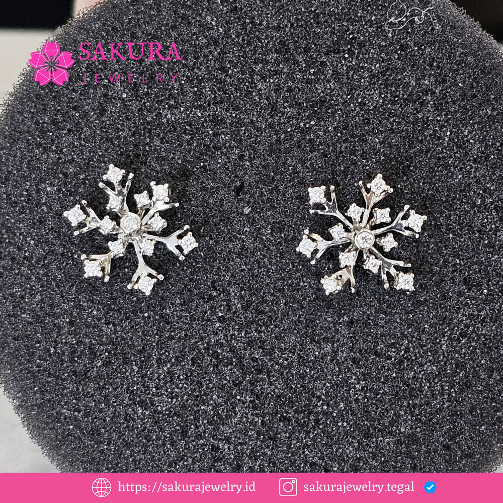 Diamond Earring Code D6XDZ1 Berlian Natural