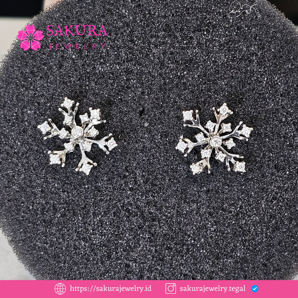 Diamond Earring Code D6XDZ1 Berlian Natural