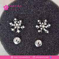 Diamond Earring Code D6XDZ1 Berlian Natural