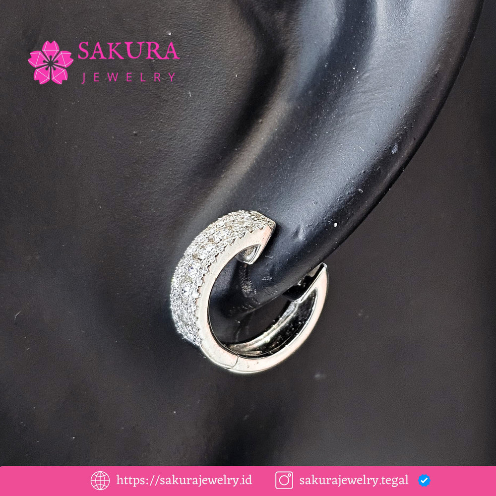 Diamond Earring Code D6XMMW Berlian Natural