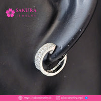 Diamond Earring Code D6XMMW Berlian Natural