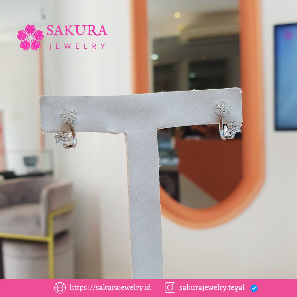 Diamond Earring Code D6XNNC Berlian Natural
