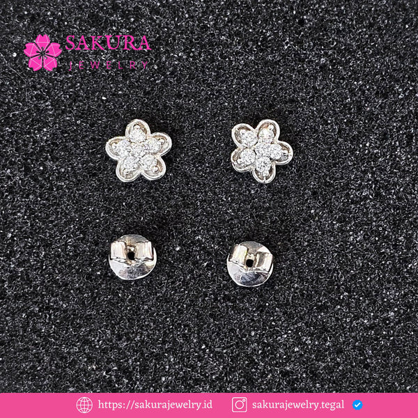 Diamond Earring Code D6XR8J Berlian Natural