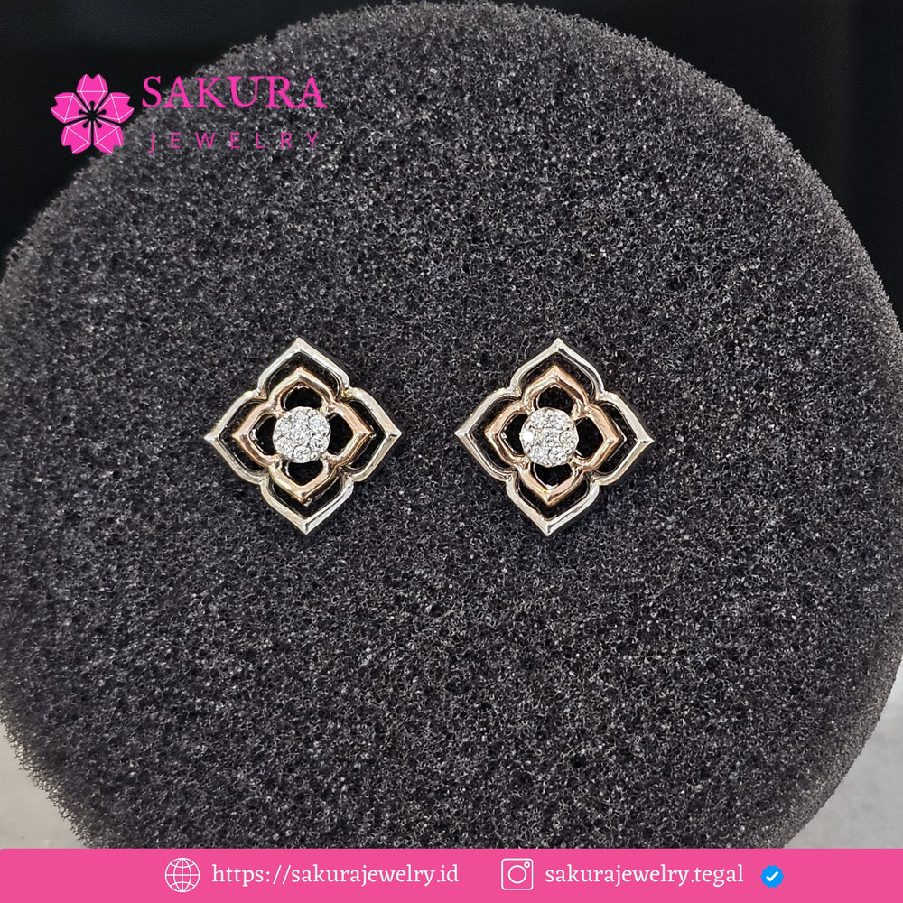 Diamond Earring Code D6XS0Y Berlian Natural