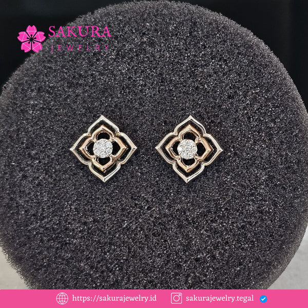 Diamond Earring Code D6XS0Y Berlian Natural