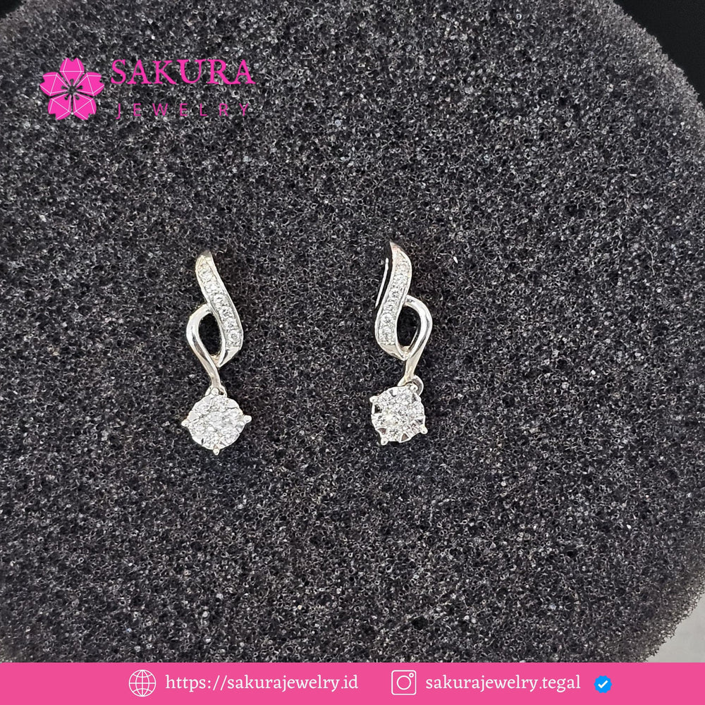 Diamond Earring Code D6XXMX Berlian Natural
