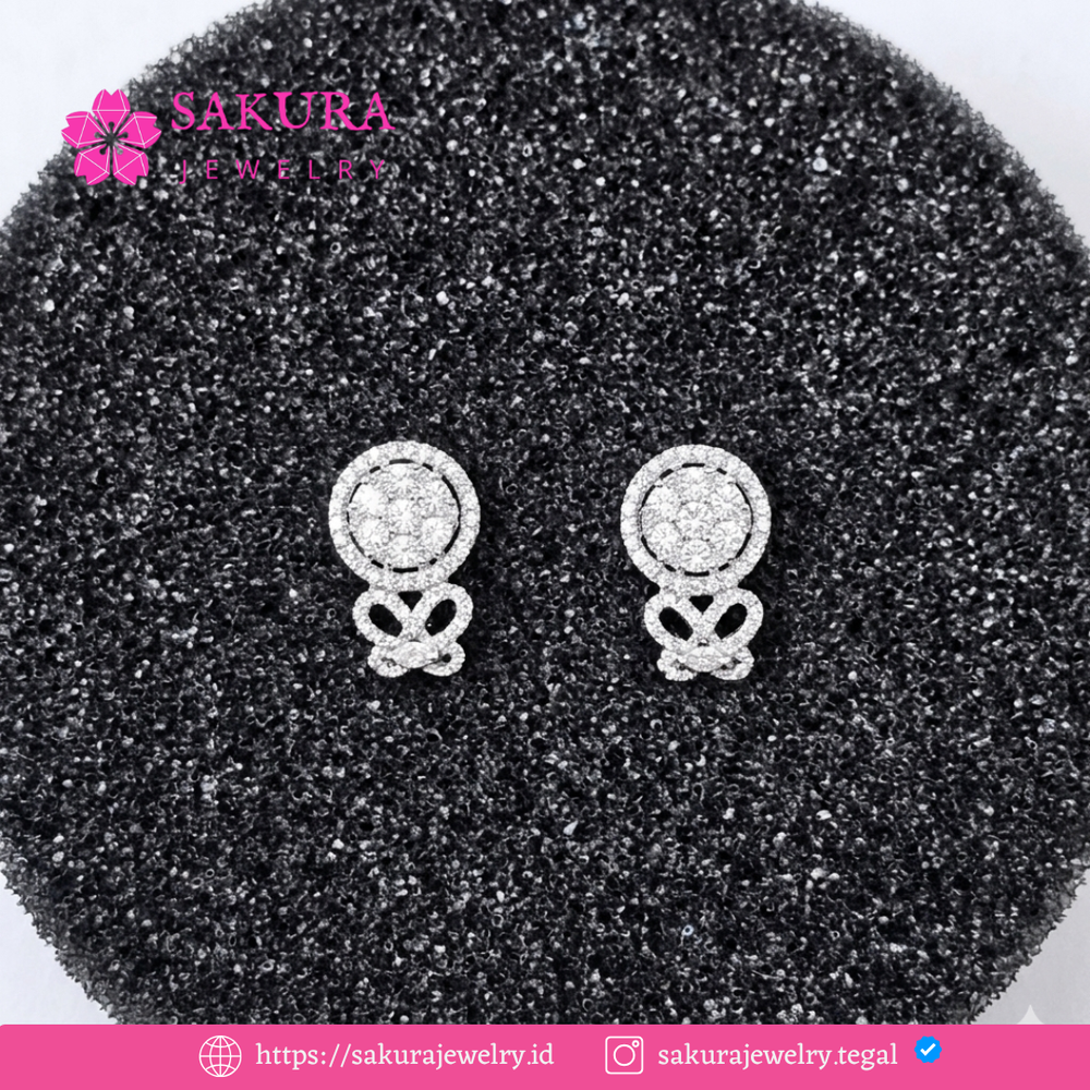Diamond Earring Code D6XYCD Berlian Natural