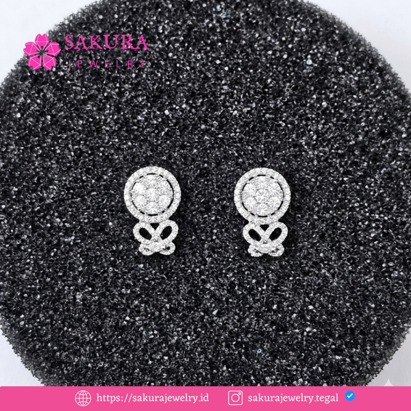 Diamond Earring Code D6XYCD Berlian Natural