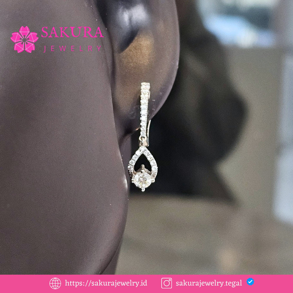 Diamond Earring Code D6XZ4R Berlian Natural
