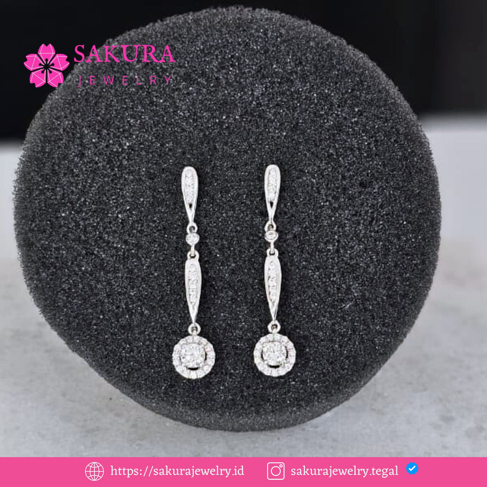 Diamond Earring Code D6XZEC Berlian Natural