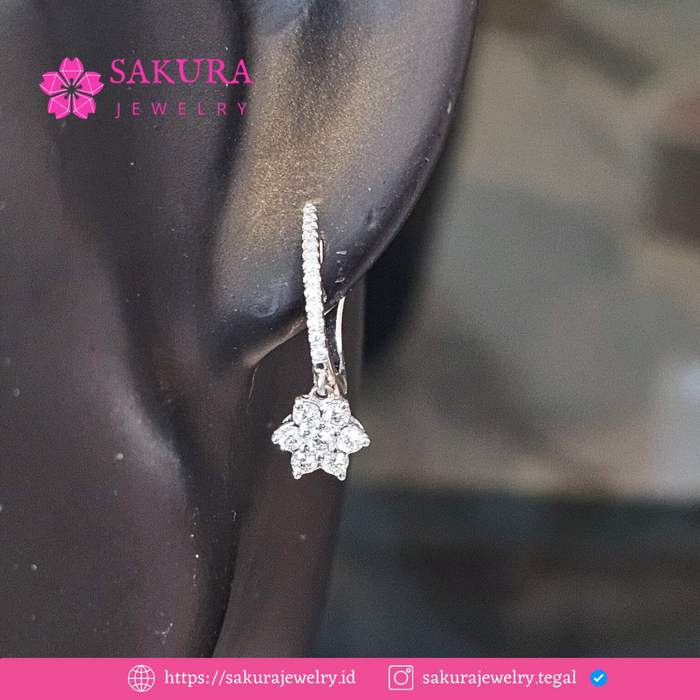 Diamond Earring Code D6XZMW Berlian Natural