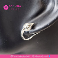 Diamond Earring Code D6Y13V Berlian Natural