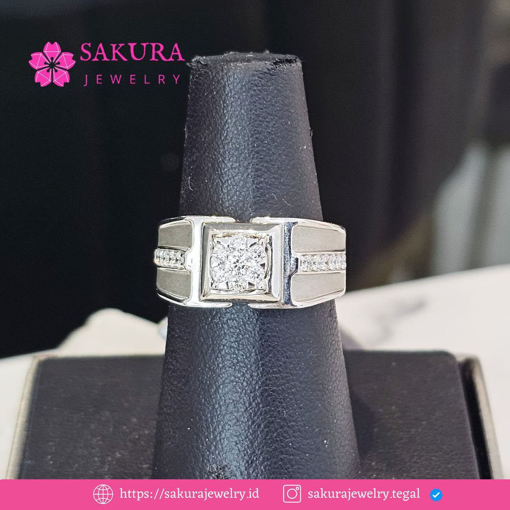 Diamond Rings Code D5Y1H8 Berlian Natural