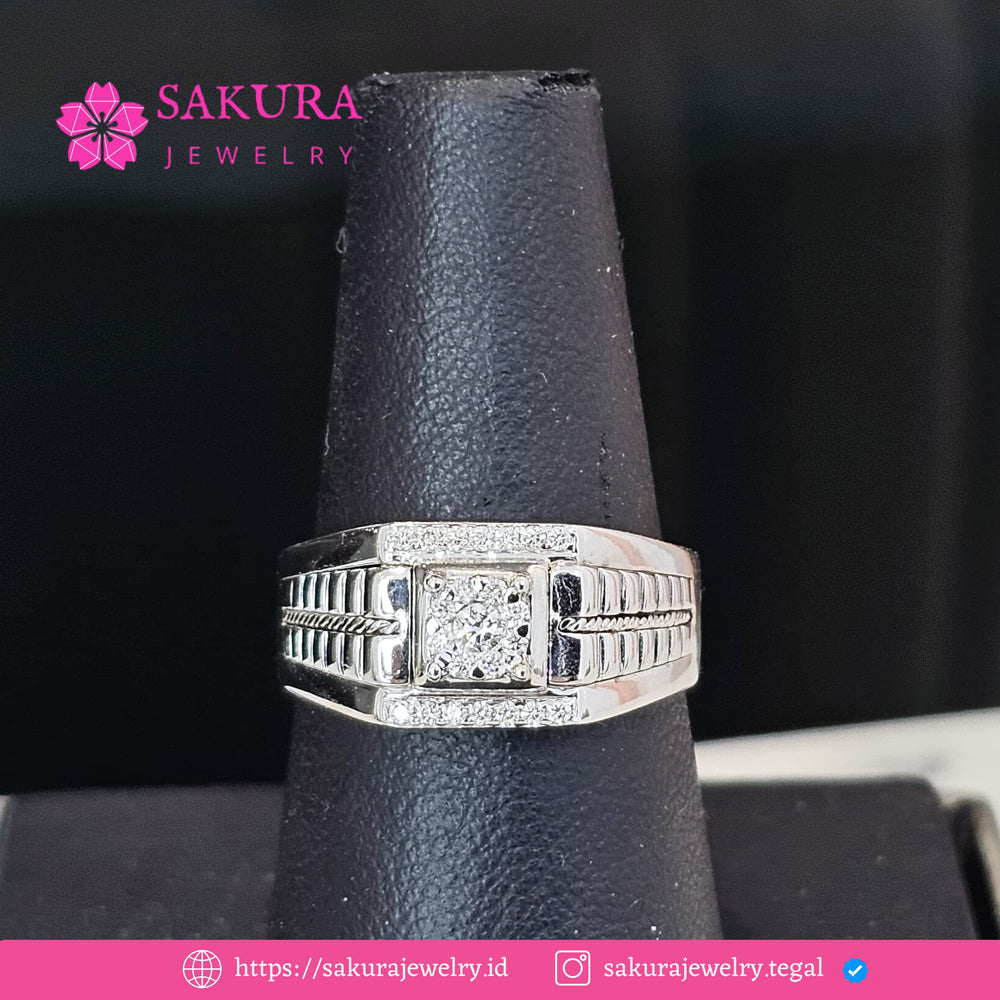 Diamond Rings Code D5Y1HT Berlian Natural