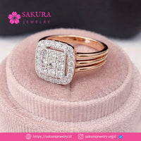 Diamond Rings Code D0WMM0 Berlian Natural