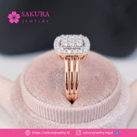 Diamond Rings Code D0WMM0 Berlian Natural