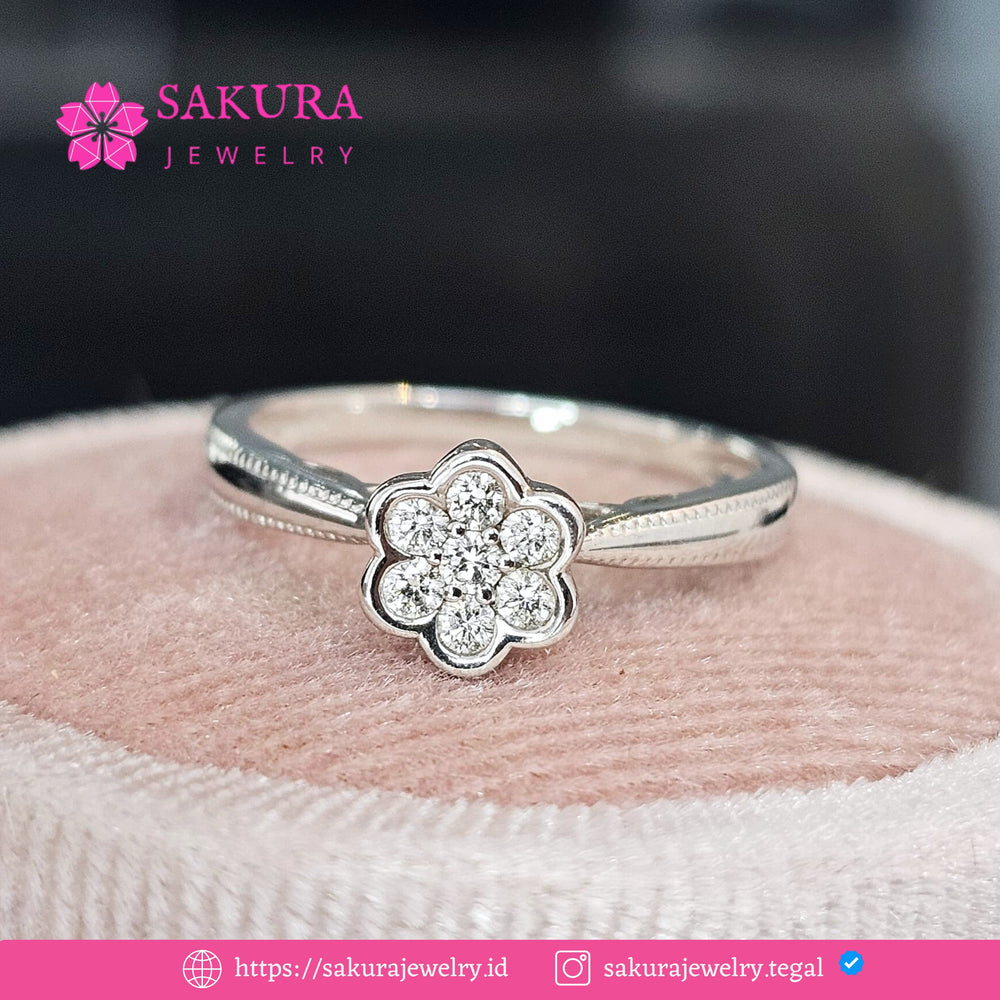 Diamond Rings Code D0WRCW Berlian Natural
