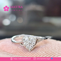 Diamond Rings Code D0WT48 Berlian Natural