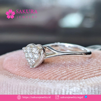Diamond Rings Code D0WT48 Berlian Natural